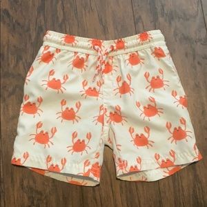 Boys crab swim trunks 2T brand *Gymboree*